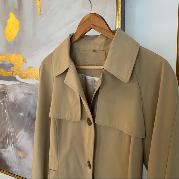 ⏱24 HR SALE⏱ Calvin Klein Waterproof Trench Coat - Picture 3 of 6